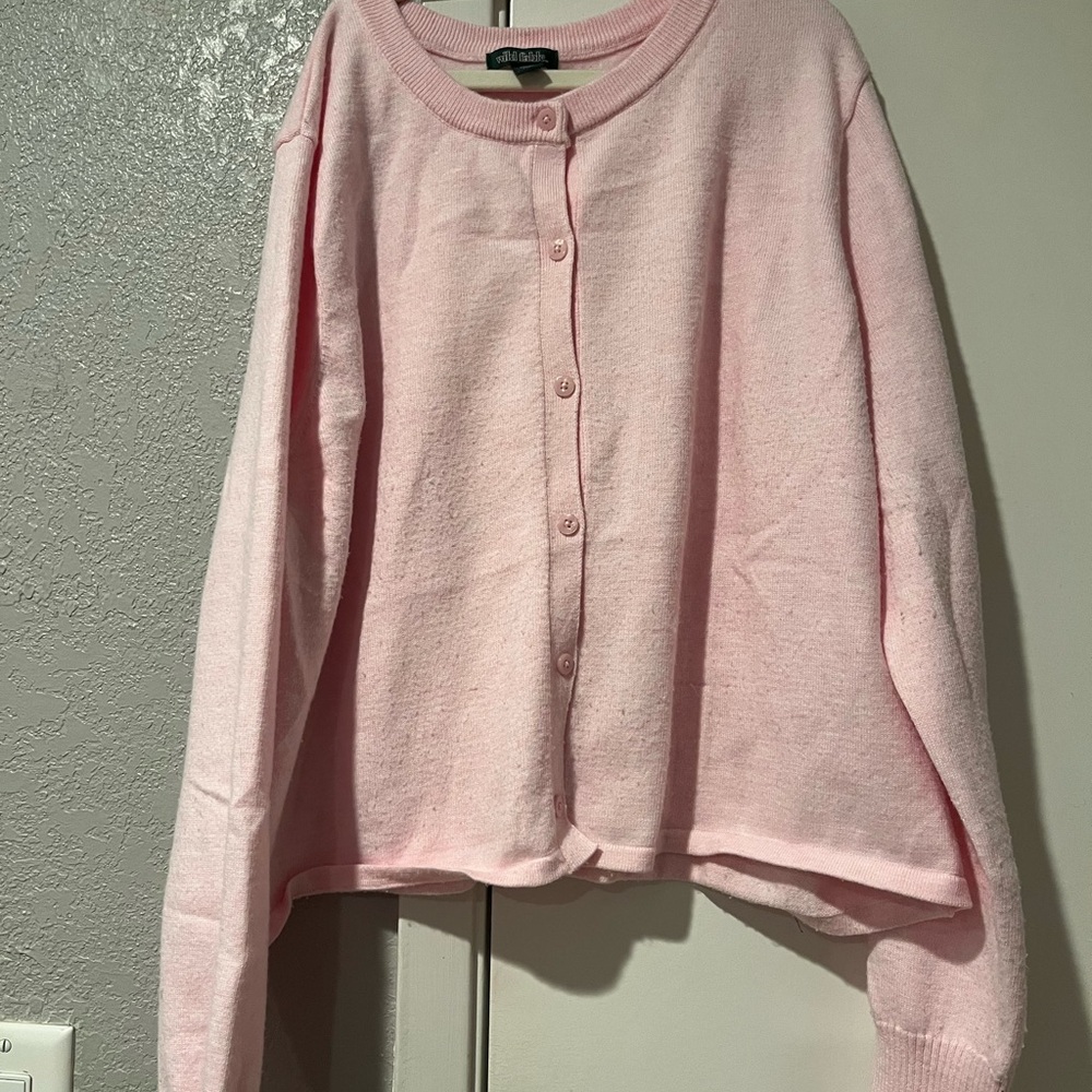 Wild Fable Light Pink Cardigan Sweater